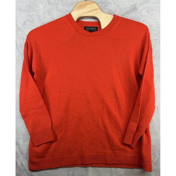Banana Republic Other - Banana Republic Todd & Duncan Cashmere Sweater Scottish Yarn Orange Men's XL